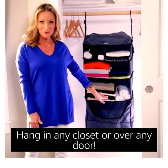 RISE Gear Luggage Organizer Shelf Insert Portable Riser, Blue, 17x12x36… - Picture 1 of 9